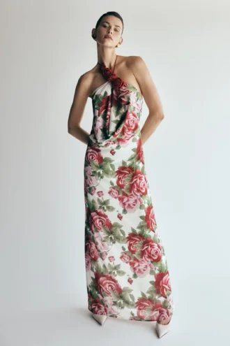 Rosalia Cowl Neck Maxi Dress – Sonia Rose Print