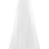 Rosella Satin Strapless Maxi Dress – White Rosella Satin Strapless Maxi Dress – White