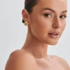 Rowan Knotted Earrings – Gold
