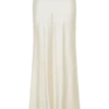Sabrina Silk Blend Maxi Skirt – Ivory