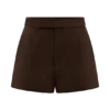 Sally Faux Suede Short – Milk Chocolate Sally Faux Suede Short – Milk Chocolate