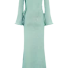 Sandrine Lurex Knit Maxi Dress – Aqua Sandrine Lurex Knit Maxi Dress – Aqua