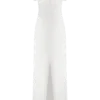 Sariya Sculptural Maxi Dress – White Sariya Sculptural Maxi Dress – White