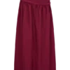 Scottie Gathered Linen Knot Maxi Skirt – Wine Scottie Gathered Linen Knot Maxi Skirt – Wine