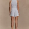 Scout Sleeveless Linen Shirt – White