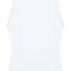 Scout Sleeveless Linen Shirt – White