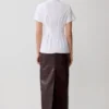 Selma Short Sleeve Linen Shirt – White
