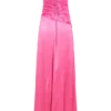 Serena Strapless Taffeta Maxi Dress – Crimson Pink