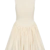 Sharon Scuba Jersey Mini Dress – Ivory