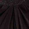 Siren Satin And Diamante Maxi Skirt – Dark Chocolate