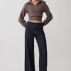 Skylaine Zip Knit Jumper – Brown Marle Skylaine Zip Knit Jumper – Brown Marle