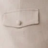 Solenne Suiting Shorts – Natural Marle