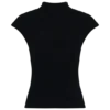 Sonny Short Sleeve Knit Top – Black