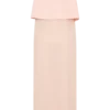 Sophia Satin Strapless Maxi Dress – Peach Sophia Satin Strapless Maxi Dress – Peach