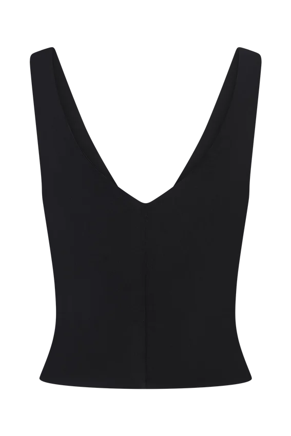 Spencer Slinky Top with Hardware – Black Spencer Slinky Top with Hardware – Black