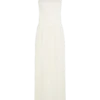 Stacie Pleated Halter Maxi Dress – Ivory Stacie Pleated Halter Maxi Dress – Ivory