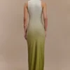 Stella Draped Slinky Maxi Dress – Ombre Vintage Olive Stella Draped Slinky Maxi Dress – Ombre Vintage Olive