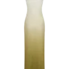 Stella Draped Slinky Maxi Dress – Ombre Vintage Olive Stella Draped Slinky Maxi Dress – Ombre Vintage Olive