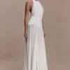 Susan Chiffon Halter Maxi Dress – Ivory Susan Chiffon Halter Maxi Dress – Ivory