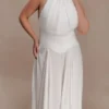 Susan Chiffon Halter Maxi Dress – Ivory Susan Chiffon Halter Maxi Dress – Ivory