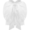 Suzette Taffeta Bow Mini Dress – White