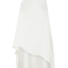 Sydney Asymmetrical Satin Halter Top – Ivory
