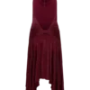 Sylvie Lurex Hankie Midi Dress – Wine Sylvie Lurex Hankie Midi Dress – Wine