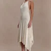 Sylvie Modal Hankie Midi Dress – Ivory Sylvie Modal Hankie Midi Dress – Ivory