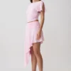 Talise Modal Flounce Short Sleeve Top – Ballet Pink