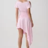 Talise Modal Flounce Short Sleeve Top – Ballet Pink