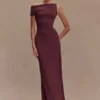 Tamsin Short Sleeve Modal Maxi Dress – Mahogany Tamsin Short Sleeve Modal Maxi Dress – Mahogany