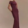 Tamsin Short Sleeve Modal Maxi Dress – Mahogany Tamsin Short Sleeve Modal Maxi Dress – Mahogany
