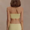 Tanyel Knit Bandeau Top – Lemon