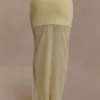 Tanyel Sheer And Bandage Knit Maxi Skirt – Lemon Tanyel Sheer And Bandage Knit Maxi Skirt – Lemon