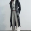 Tarah Faux Leather Trench Coat – Black Tarah Faux Leather Trench Coat – Black