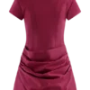 Tarryn Collared Cotton Mini Dress – Dragonfruit Tarryn Collared Cotton Mini Dress – Dragonfruit