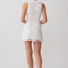 Tessa Broderie Mini Skirt – White