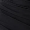 Thao Long Sleeve Gathered Mini Dress – Dark Charcoal Thao Long Sleeve Gathered Mini Dress – Dark Charcoal
