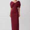 Thelma Bardot Maxi Dress – Wine Thelma Bardot Maxi Dress – Wine