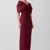 Thelma Bardot Maxi Dress – Wine Thelma Bardot Maxi Dress – Wine