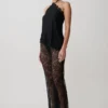 Theodosia Wide Leg Lace Pants – Black Theodosia Wide Leg Lace Pants – Black