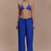 Tonya Sheer Straight Leg Pant – Cobalt Blue Tonya Sheer Straight Leg Pant – Cobalt Blue