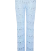 Trena Crochet Knit Pants – Sky Blue