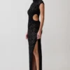 Trinh One Shoulder Maxi Dress – Black Trinh One Shoulder Maxi Dress – Black