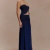 Tully Chiffon Denim Maxi Skirt – Indigo Blue Tully Chiffon Denim Maxi Skirt – Indigo Blue