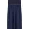 Tully Chiffon Denim Maxi Skirt – Indigo Blue Tully Chiffon Denim Maxi Skirt – Indigo Blue