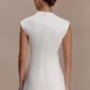 Victoria Cut Out Suiting Mini Dress – Ivory Victoria Cut Out Suiting Mini Dress – Ivory