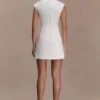 Victoria Cut Out Suiting Mini Dress – Ivory Victoria Cut Out Suiting Mini Dress – Ivory