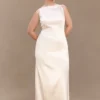 Violet Sleeveless Satin Maxi Dress – Blush Gold