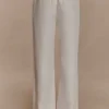 Violeta Straight Leg Pant – Ivory Violeta Straight Leg Pant – Ivory